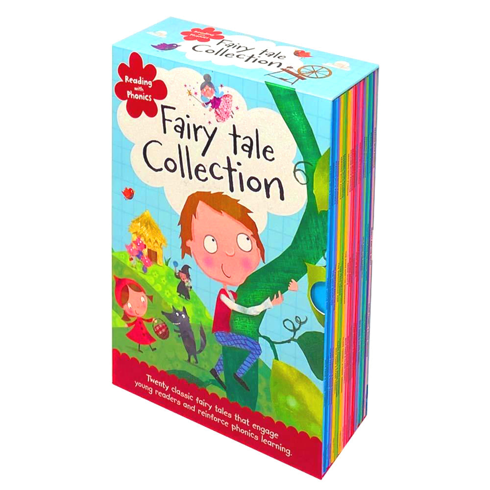 Fairy Tale Phonics Book Set for Kids – 20 Fun & Educational Early Reader Stories | Build Literacy & Reading Skills |Perfect for Bedtime & Learning Fun