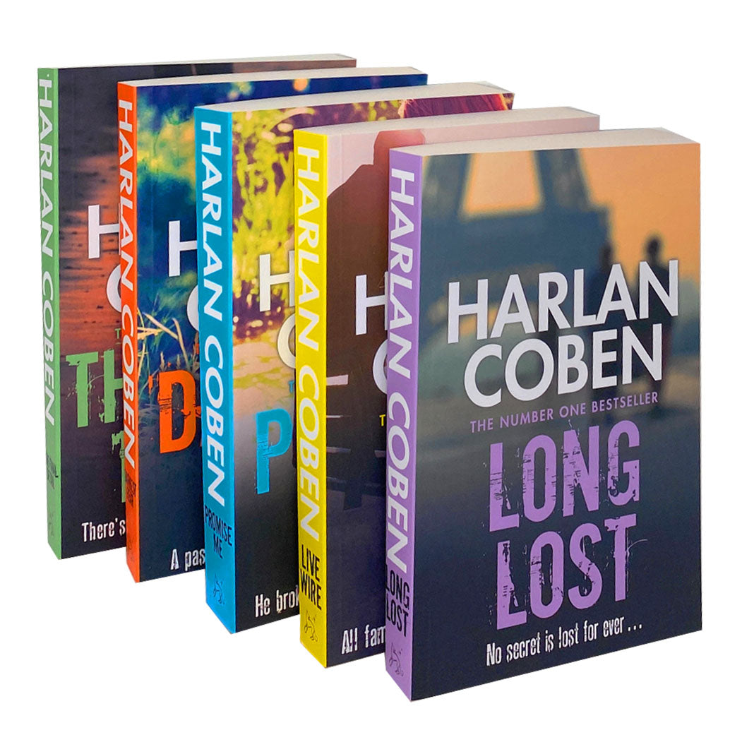 Harlan Coben 5 Book Set (6 to 10) – Mystery & Thriller Fiction Paperbacks | Crime Novels, Suspense Stories, Bestselling Page Turners by Popular Author