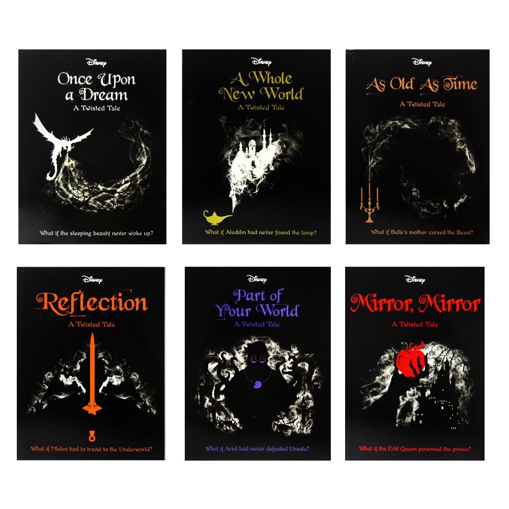 Disney Twisted Tales Collection 6 Books Collection Set Mirror Mirror, As Old As Time, Straight on Till Morning and More