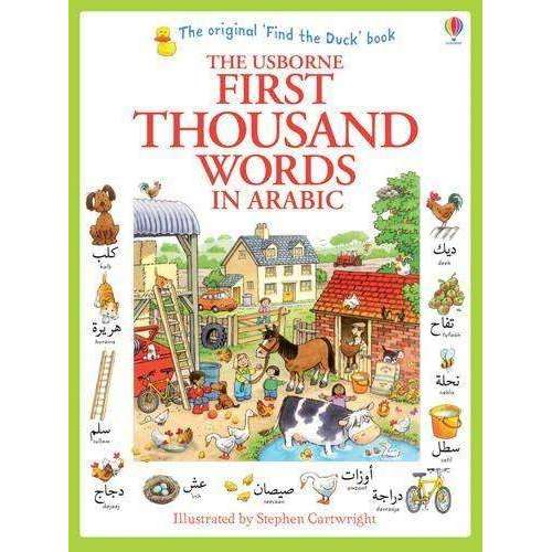 Usborne My First Thousand Words in Arabic Book - - Illustrated picture and word book