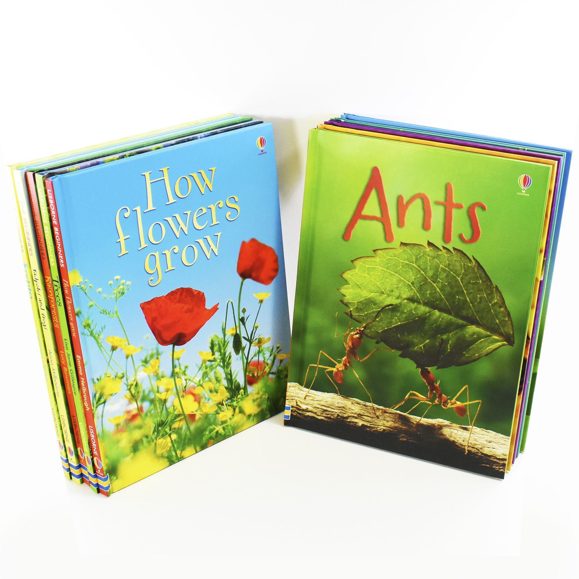 Usborne Beginners Nature 10-Book Box Set Collection| Fun & Educational Children's Non-Fiction| Wildlife, Reptiles, Rainforests & Animal Facts for Kids