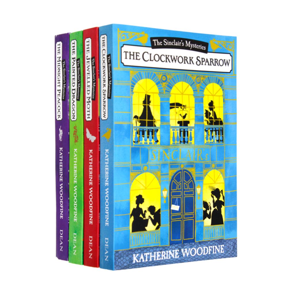 Katherine Woodfine Sinclairs Mysteries 4 Books Collection | Kids Mystery Series Set for Reading, Adventure, School & Bedtime Stories