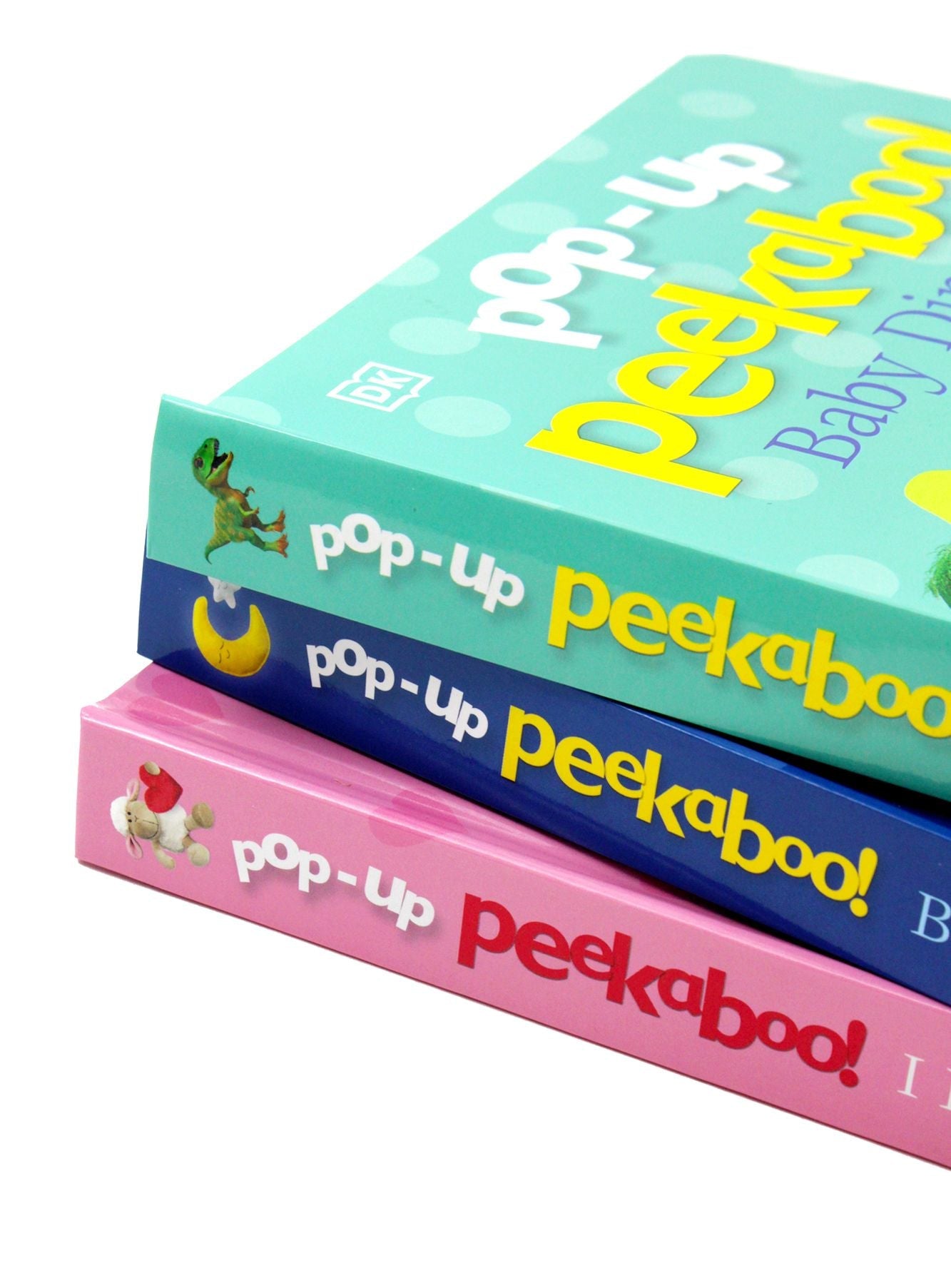 Pop-Up Peekaboo Collection 3-Book Set by DK | Interactive Baby & Toddler Books | Pop-Up Peekaboo I Love You, Bedtime, Baby Dinosaur | Fun Learning