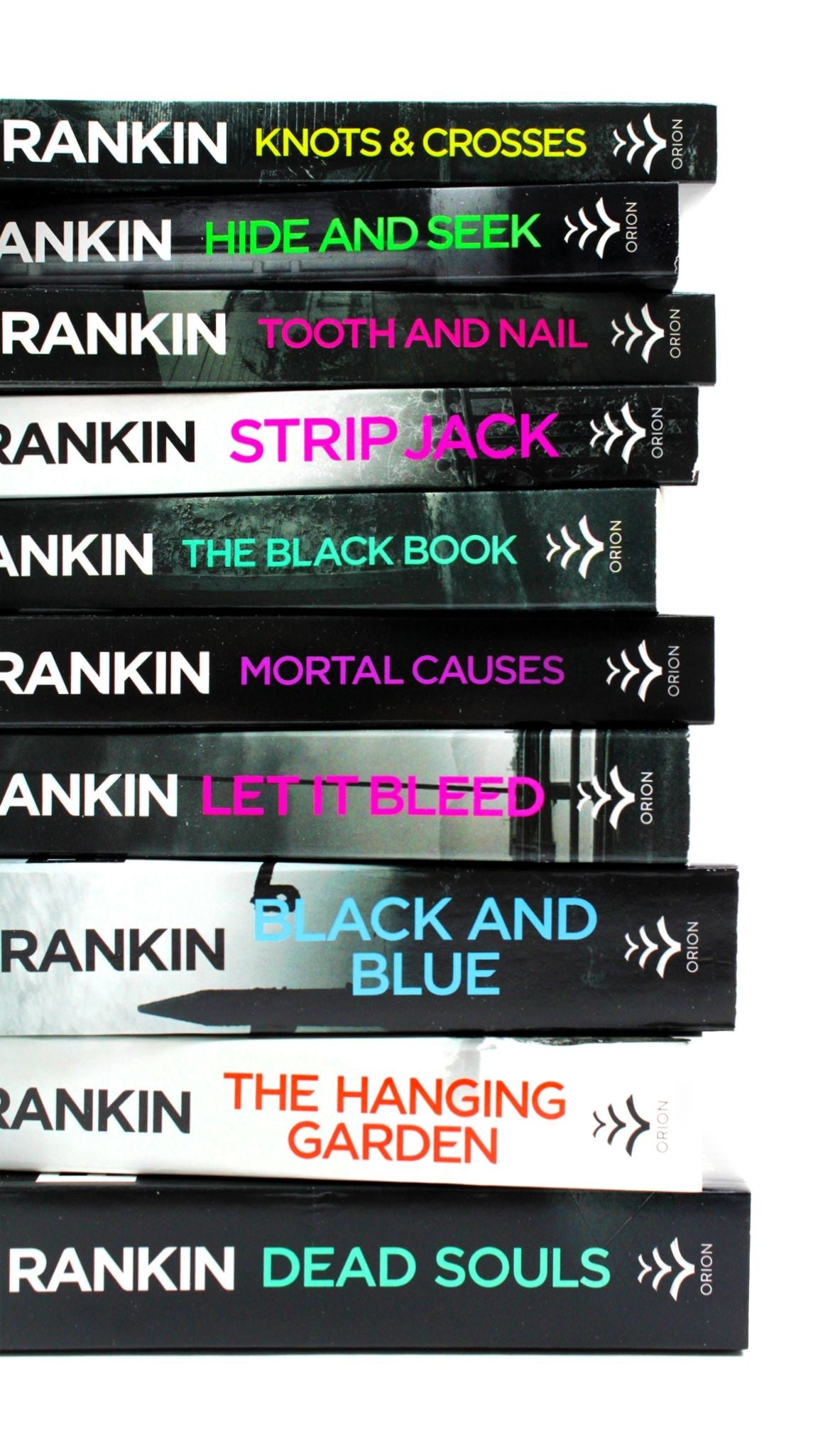 Ian Rankin Inspector Rebus Series Collection 10 Books Set (Knots And Crosses, Hide And Seek, Tooth And Nail, Strip Jack AND MORE!)