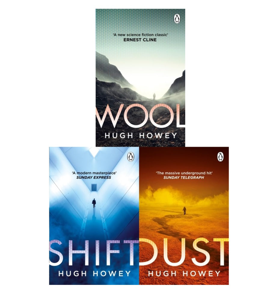 Wool Trilogy Collection by Hugh Howey 3 Books Set (Shift, Dust, Wool)| Bestselling Dystopian Series for12+ | Science Fiction & Post-Apocalyptic Novels