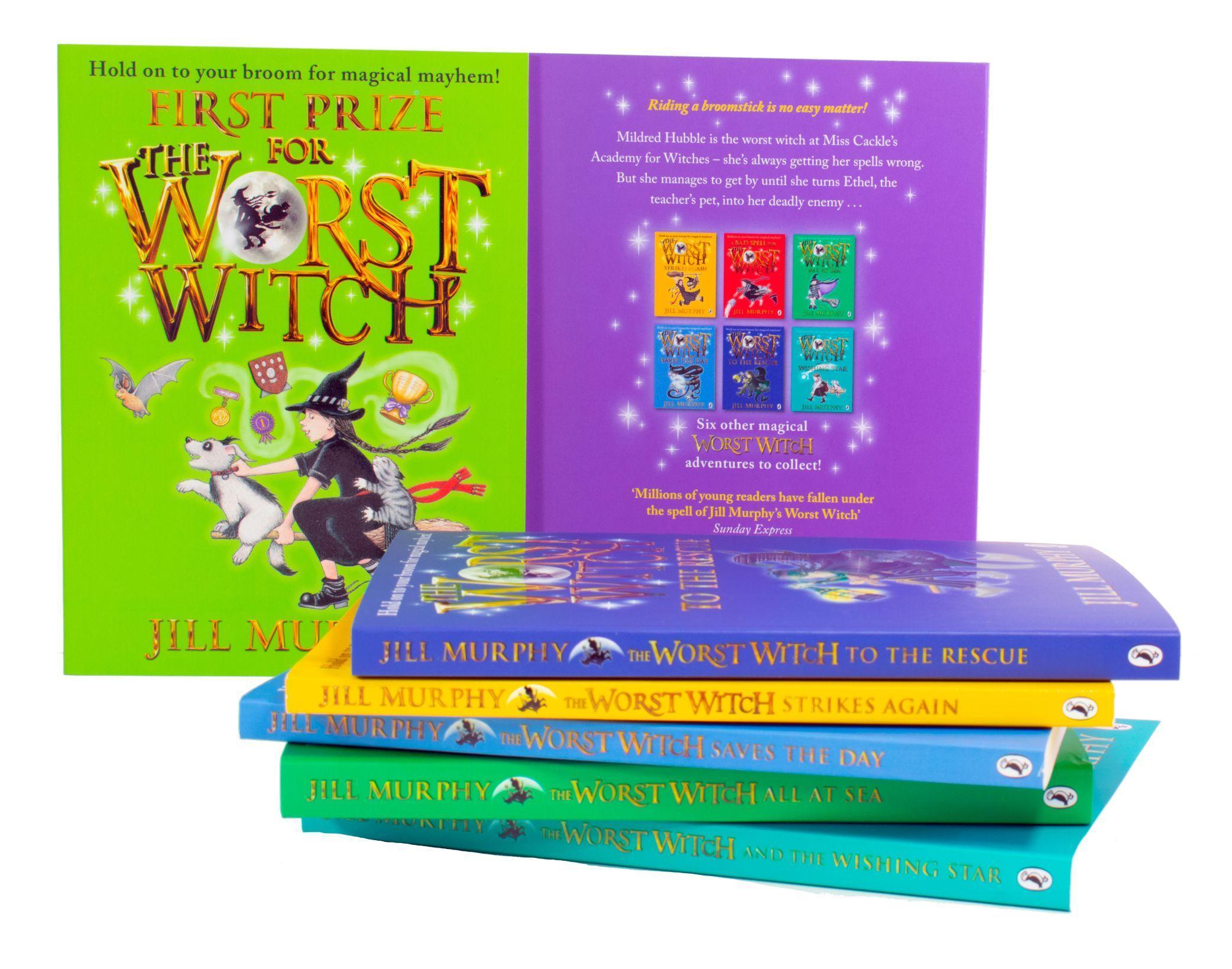 The Worst Witch Collection β 7 Book Set by Jill Murphy | Magical & Funny Children's Stories | Witches, Spells,Adventures & School Life β Puffin Series