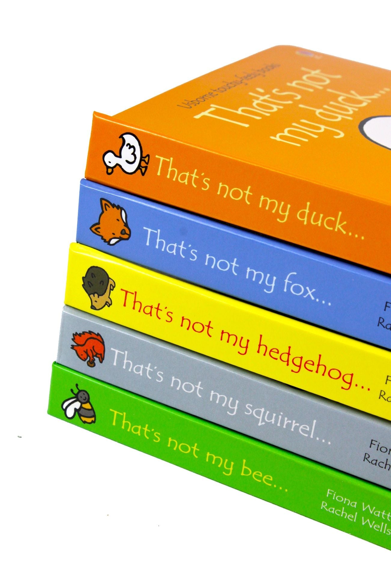 That's Not My Wildlife 5 Book Board Book Set by Fiona Watt, Duck, Fox, Hedgehog, Squirrel, Bee, Fun Interactive Early Learning for Babies and Toddlers