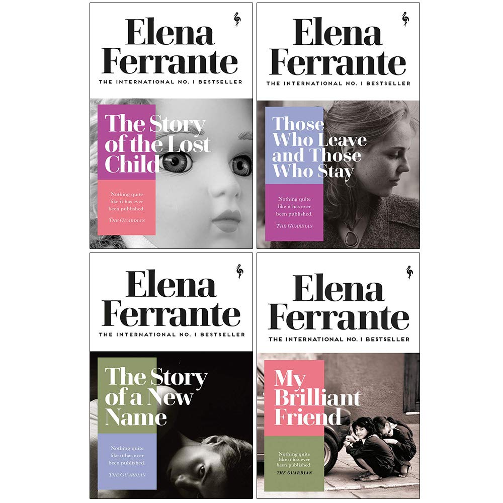 My Brilliant Friend Series Collection – 4 Book Neapolitan Novels Set by Elena Ferrante | Fiction, Italian Literature, Coming of Age, Friendship