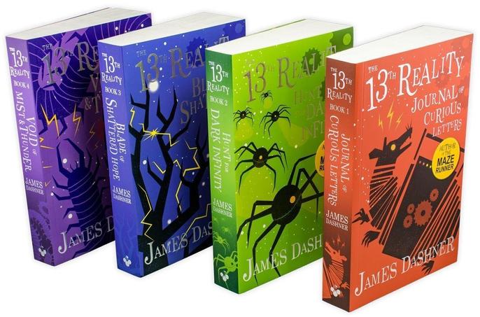 The 13th Reality Complete 4 Books Collection Box Set by James Dashner Fantasy Adventure Series for Children Young Readers Middle Grade Fiction Stories