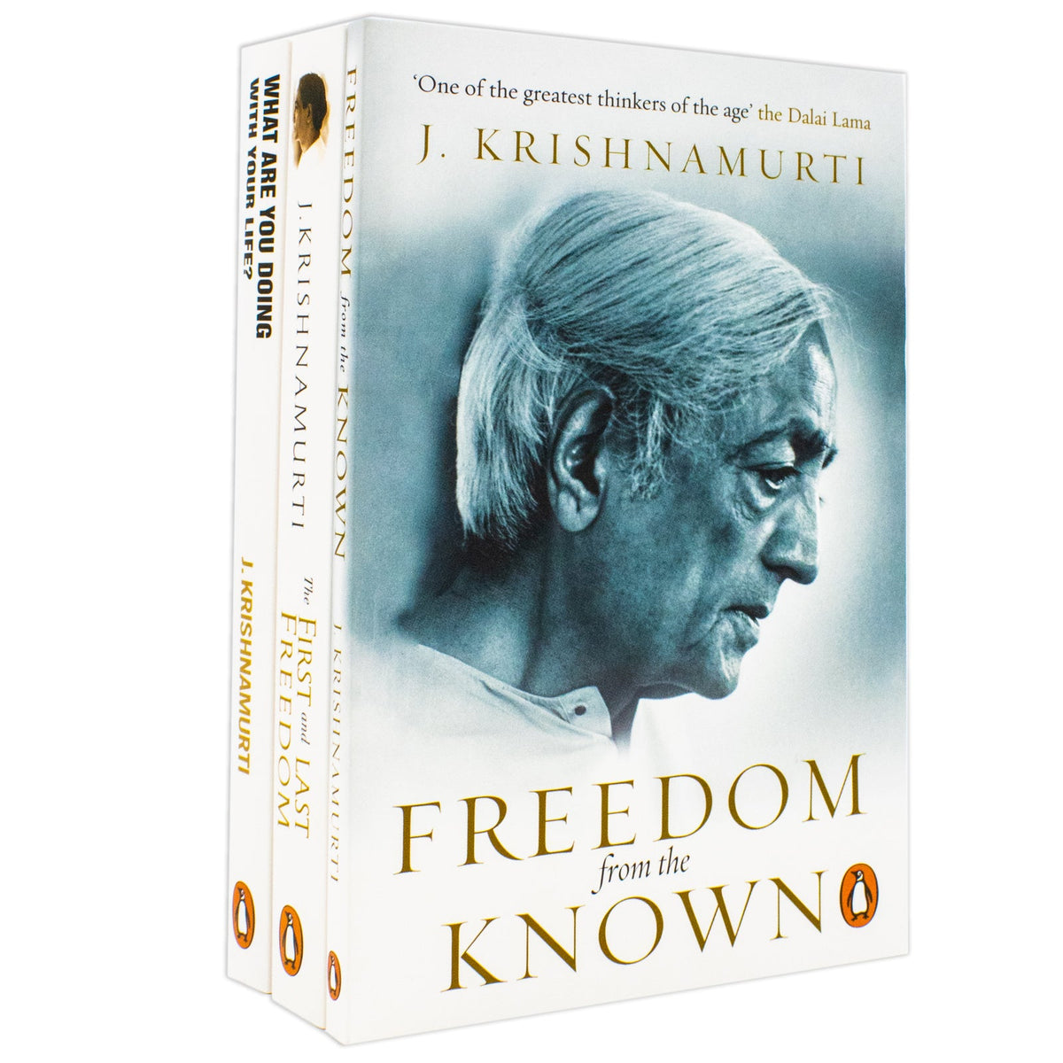 J Krishnamurti Finding Inner Freedom 3 Books Collection Set (Freedom from the Known, The First and Last Freedom, What Are You Doing With Your Life?)