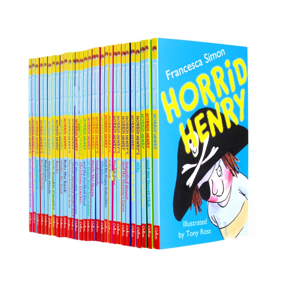 Horrid Henrys Loathsome Library 30 Books Collection Box Gift Set Franc