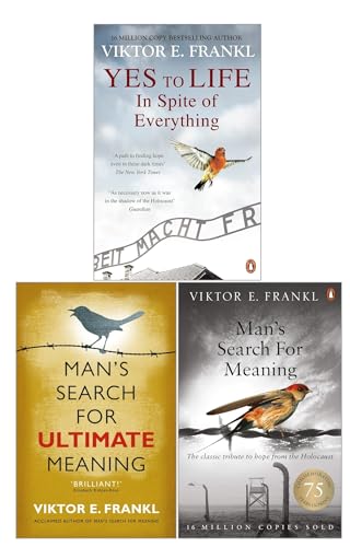 Viktor E. Frankl 3 Books Collection Set (Man's Search for Meaning, Yes to Life, Man's Search for Ultimate Meaning)