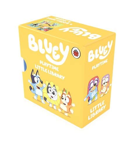 Bluey: Bluey Playtime Little Library Collection Books Set – Bluey, Bingo, Muffin & Socks, Mum & Dad | Board Books