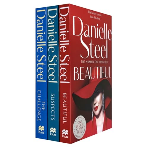 Danielle Steel Collection 3 Books Set - Beautiful, Suspects and The Challenge | Paperback