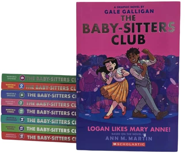 The Baby-Sitters Club Graphic Novels 9-Book Collection (8-16) by Ann M. Martin | Fun Children's Series, Friendship, Adventure, Bestsellers for Ages 8+