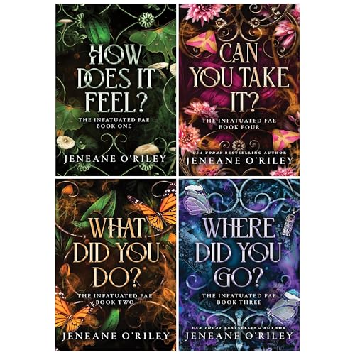 Infatuated fae Series 4 Books Collection Set By Jeneane O'Riley (How Does It Feel?, What Did You Do?, Where Did You Go? and Can You Take It? ) Paperback