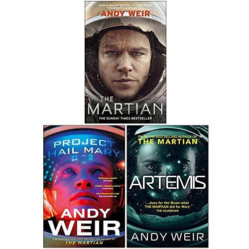 Andy Weir 3 Books Collection Set (The Martian, Artemis & Project Hail Mary) | Paperback