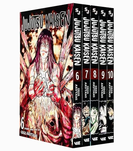 Jujutsu Kaisen Manga Volumes 6–10 by Gege Akutami – 5 Books Collection Set (Paperback)