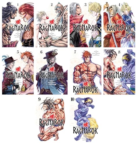 Record of Ragnarok Manga Series Collection Set Vol. 1-10 by Shinya Umemura | Paperback