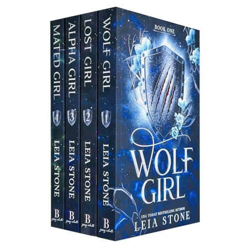 Wolf Girl Series 4 Books Collection Set By Leia Stone (Wolf Girl, Lost Girl, Alpha Girl and Mated Girl)