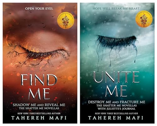 Shatter Me Series 2 Book Collection by Tahereh Mafi |Find Me & Unite Me |Dystopian Fiction, Young Adult Romance, Action, Suspense, Fantasy & Adventure