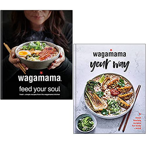 Wagamama 2 Book Collection – Feed Your Soul & Your Way | Asian Cuisine, Healthy Recipes, Home Cooking, Cookbooks, Gourmet Meals, Hardback Set