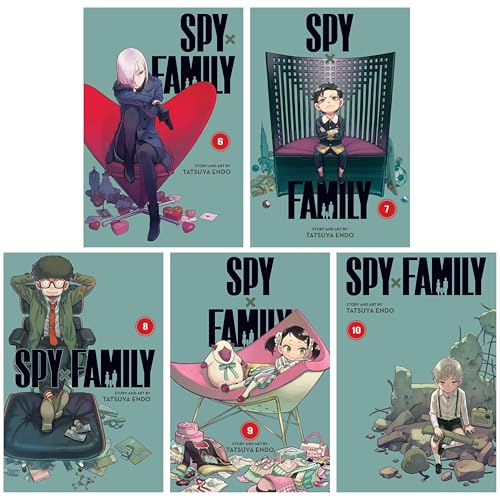 Spy x Family Series (Books 6–10) by Tatsuya Endo – 5 Books Collection Set | Paperback Manga