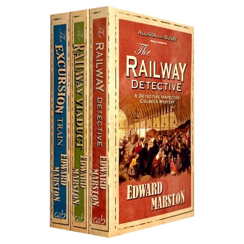 The Railway Detective Series 1-3 Books Collection Set By Edward Marston (The Railway Detective, The Excursion Train and The Railway Viaduct) | Paperback