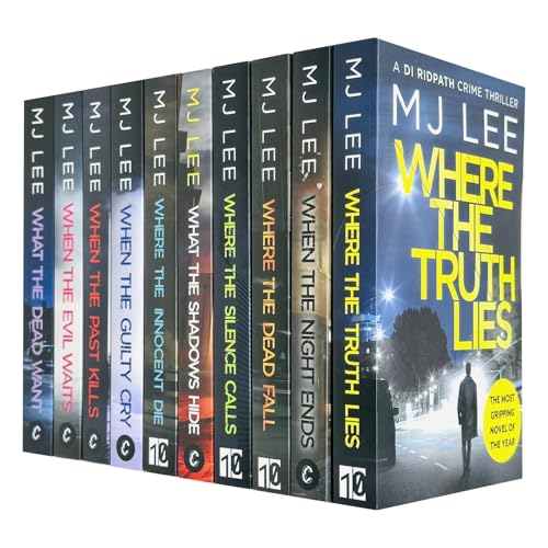 M.J. Lee DI Ridpath Series Collection 10 Books Set – Gripping British Crime Thrillers Featuring Detective Inspector Ridpath – Paperback