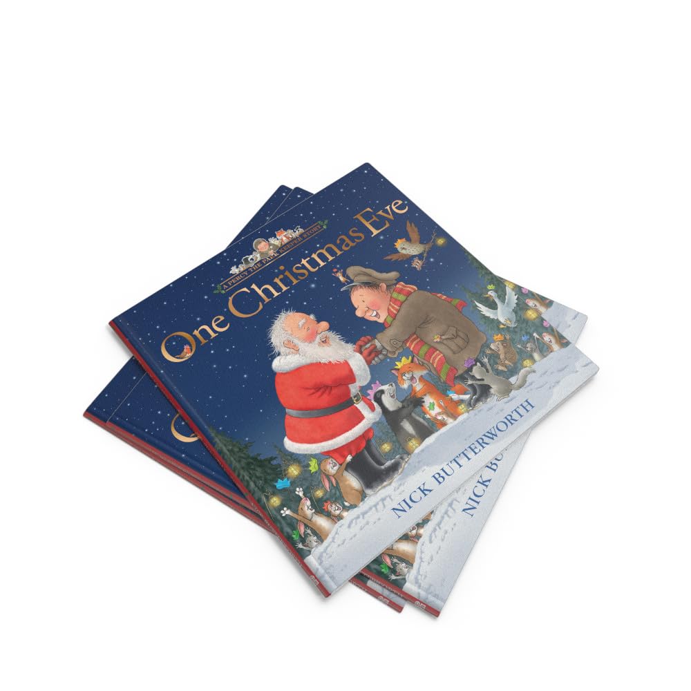 One Christmas Eve by Nick Butterworth | A Percy the Park Keeper Christmas Storybook | Festive Hardcover Picture Book & Christmas Gift for Children