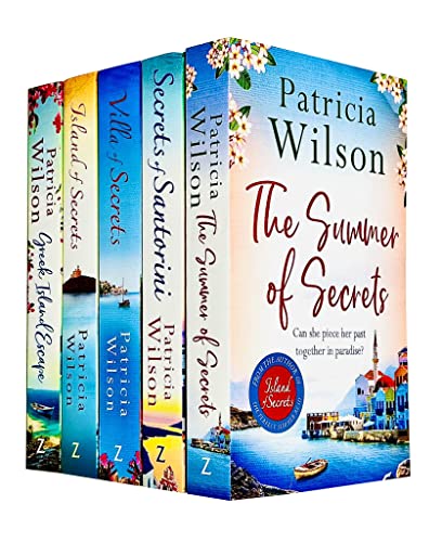 Patricia Wilson Collection 5 Books Set (The Summer of Secrets, Secrets of Santorini, Villa of Secrets, Island of Secrets, Greek Island Escape)