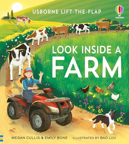 Look Inside a Farm – Usborne Lift-the-Flap Children's Book