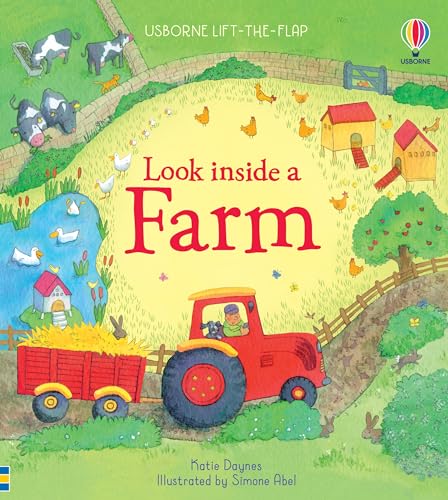 Look Inside a Farm – Usborne Lift-the-Flap Children's Book