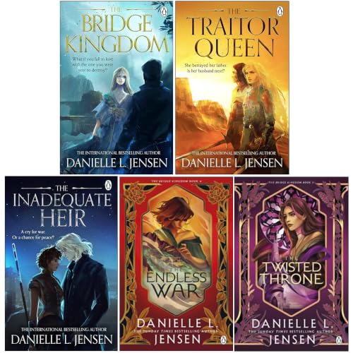 The Bridge Kingdom Series 5 Books Collection Set by Danielle L. Jensen | The Bridge Kingdom, The Traitor Queen & More | Fantasy Romance Adventure