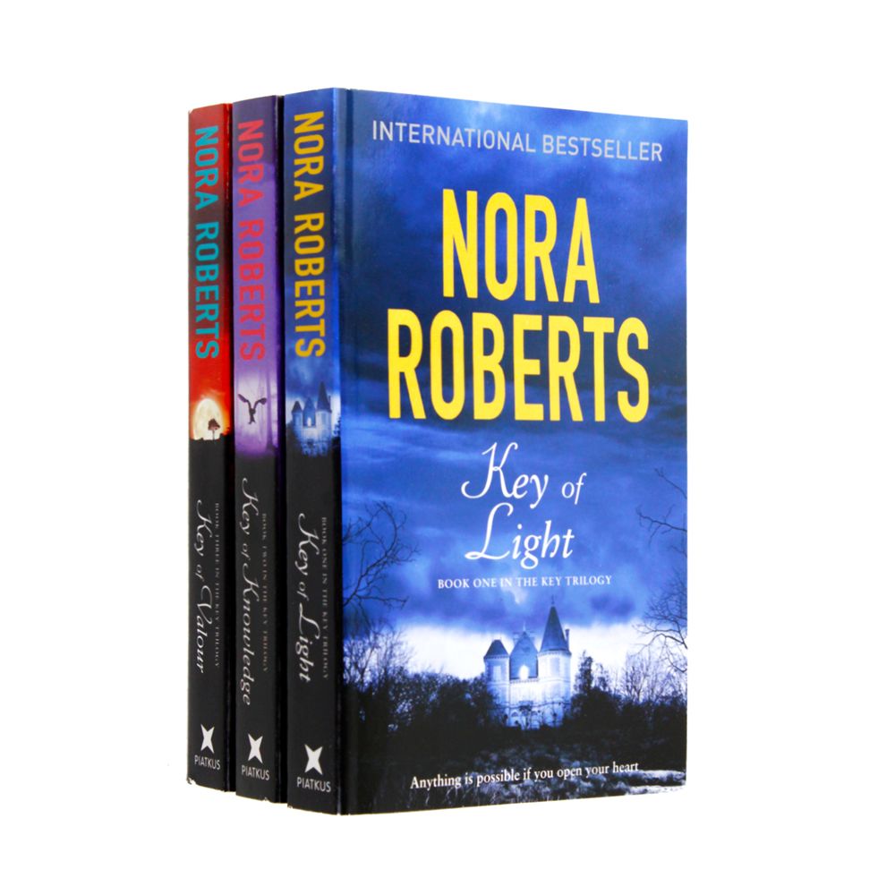 The Key Trilogy Collection– 3-Book Set by Nora Roberts | Romantic Suspense Fiction, Bestselling Series & Love Stories (Key of Light, Knowledge, Valor)
