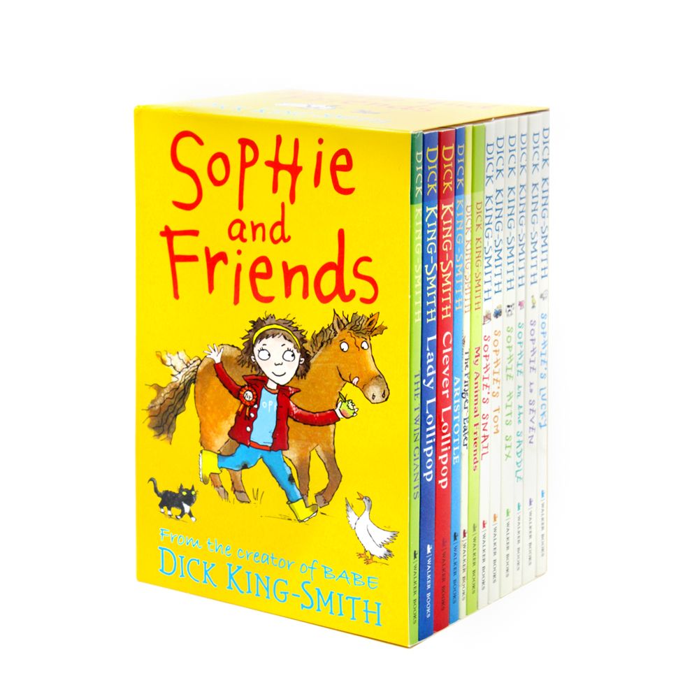 Sophie and Friends 12 Book Box Set by Dick King-Smith – Fun Children's Fiction Series with Lady Lollipop, Finger-Eater,Twin Giants, Adventure & Laughs