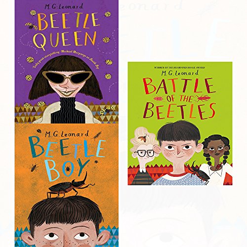 M.g. leonard battle of the beetles series 3 books collection set