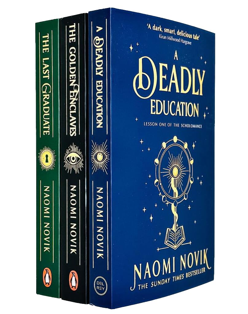 Scholomance Series Collection 3 Books Set By Naomi Novik(A Deadly Education, The Last Graduate, The Golden Enclaves)