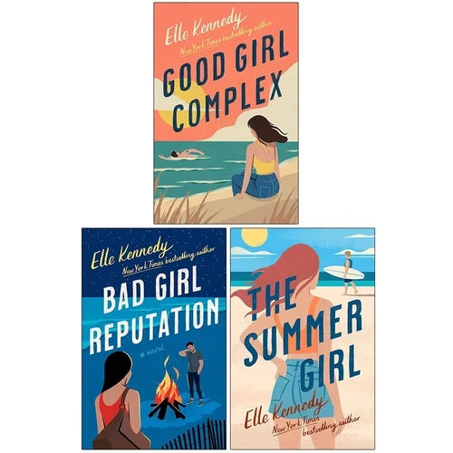 Avalon Bay Series 3 Books Collection Set By Elle Kennedy (Good Girl Complex, Bad Girl Reputation and The Summer Girl) | Paperback