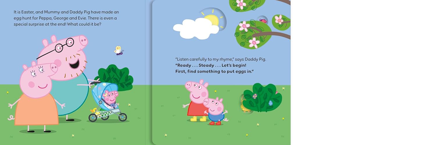 Peppa Pig: Peppa's Easter Surprise: A lift-and-find book By Ladybird | Board Book