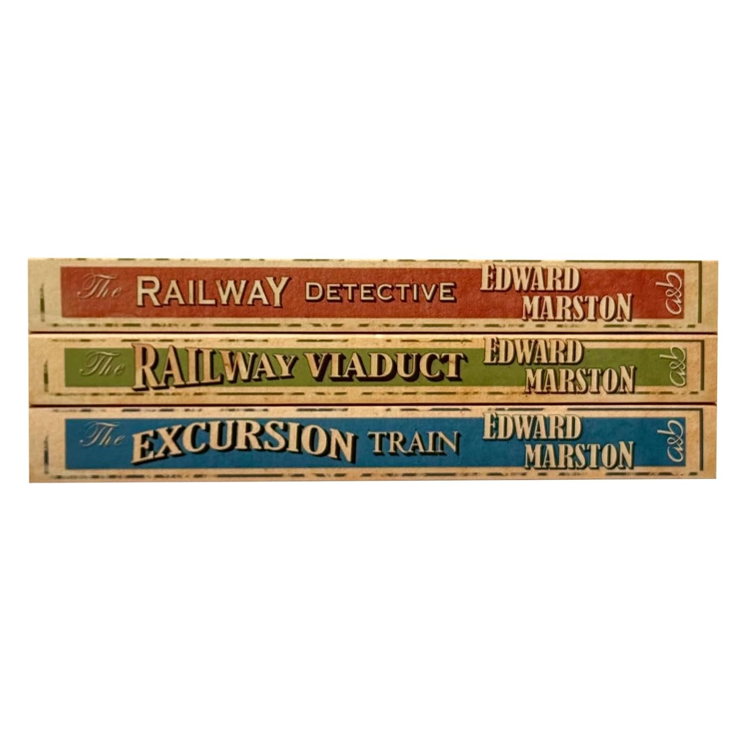 The Railway Detective Series 1-3 Books Collection Set By Edward Marston (The Railway Detective, The Excursion Train and The Railway Viaduct) | Paperback