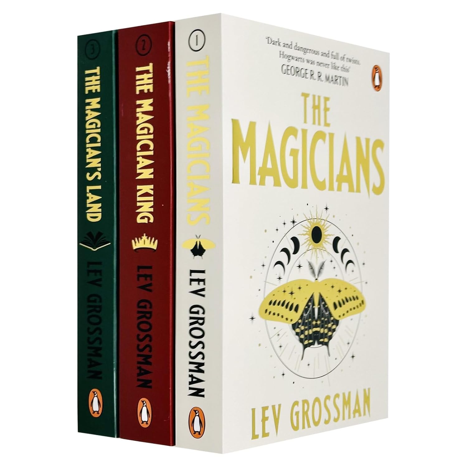 Lev Grossman Magicians Trilogy 3 Books Collection Set (The Magicians, The Magician King, The Magician's Land)