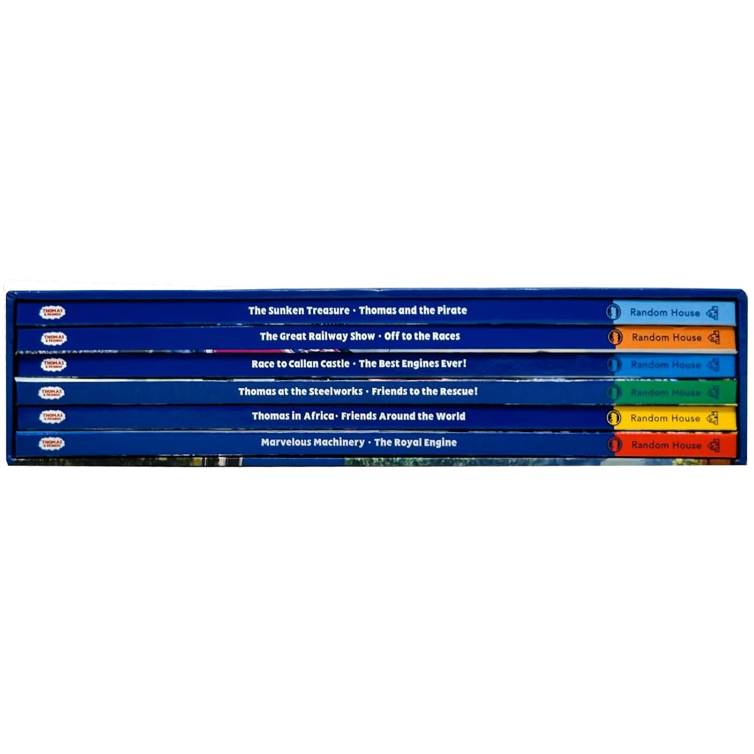 Thomas and Friends Friendship Collection 12 Stories in 6 Books Set and Poster Inside (Marvelous Machinery, The Royal Engine, The Great Railway Show, Off to the Races, Thomas at the Steelworks and More)