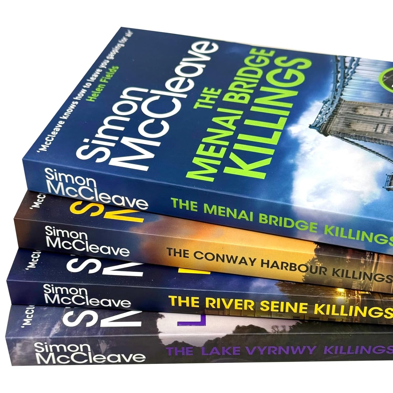 DI Ruth Hunter Series 8-11 Collection 4 Books Set By Simon McCleave (The Menai Bridge Killings, The Conway Harbour Killings, The River Seine Killings and The Lake Vyrnwy Killings) | Paperback