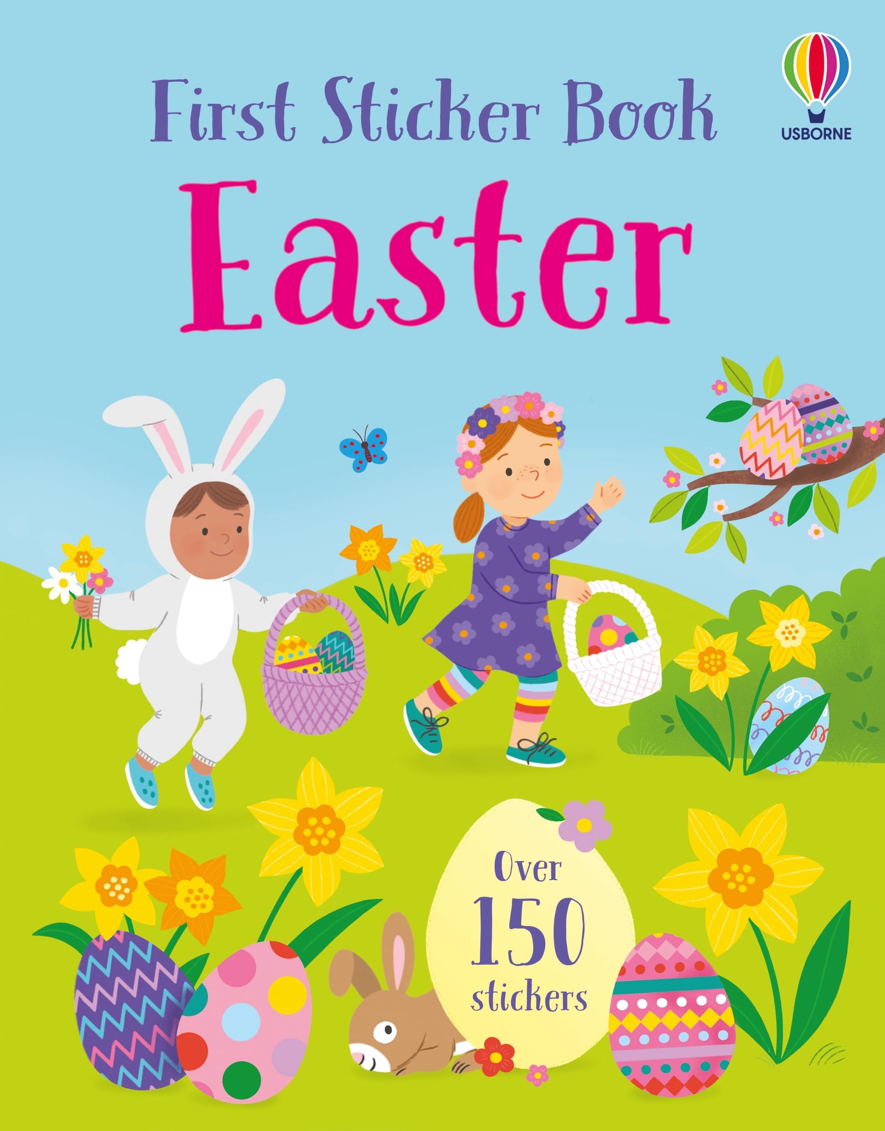 First Sticker Book Easter: A Sticker Activity Book with Eggs, Parades, and Bunnies by Holly Bathie | Board Book