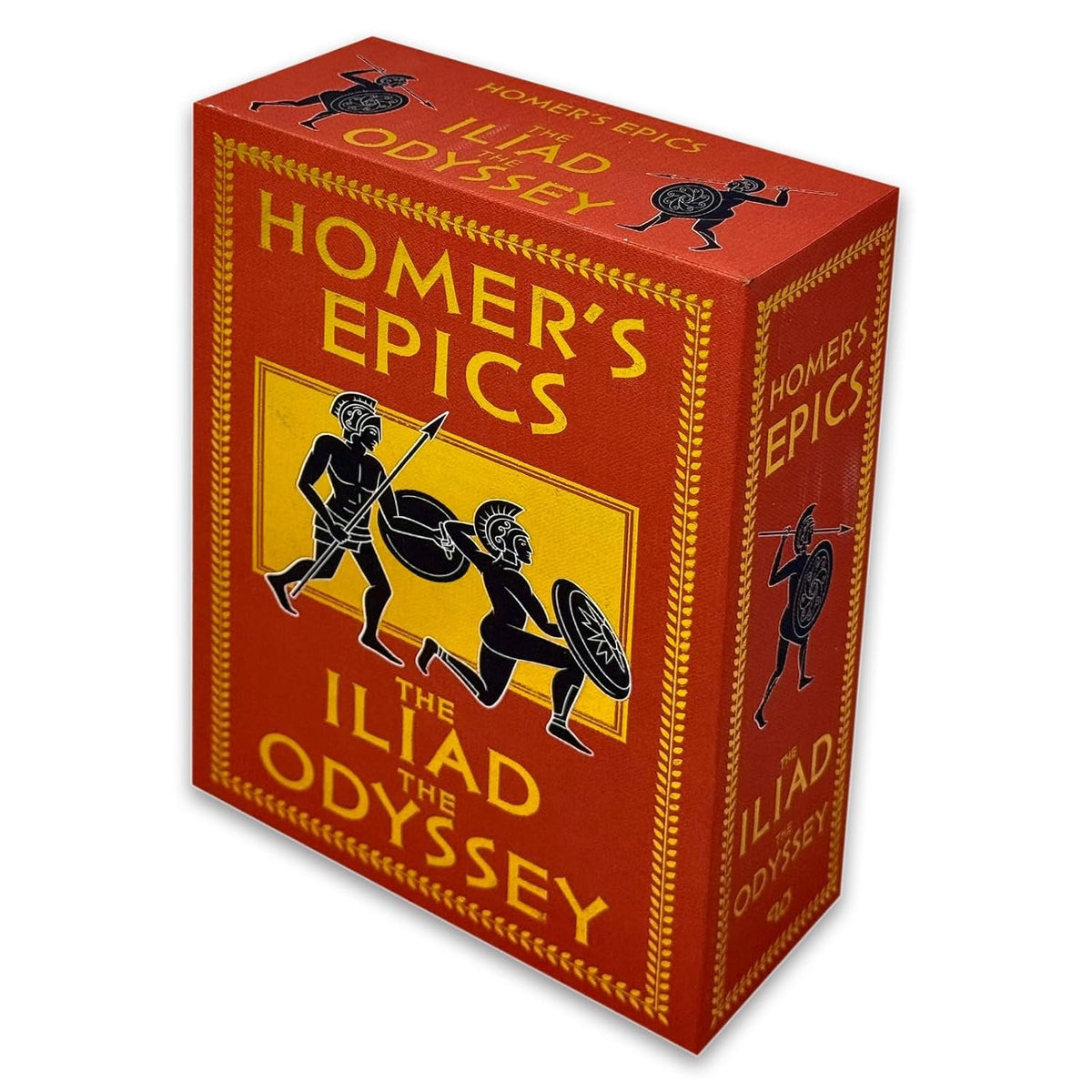 The Iliad and The Odyssey 2 Books Collection Box Set by Homer | Classic Greek Mythology & Epic Poetry | Hardback Edition