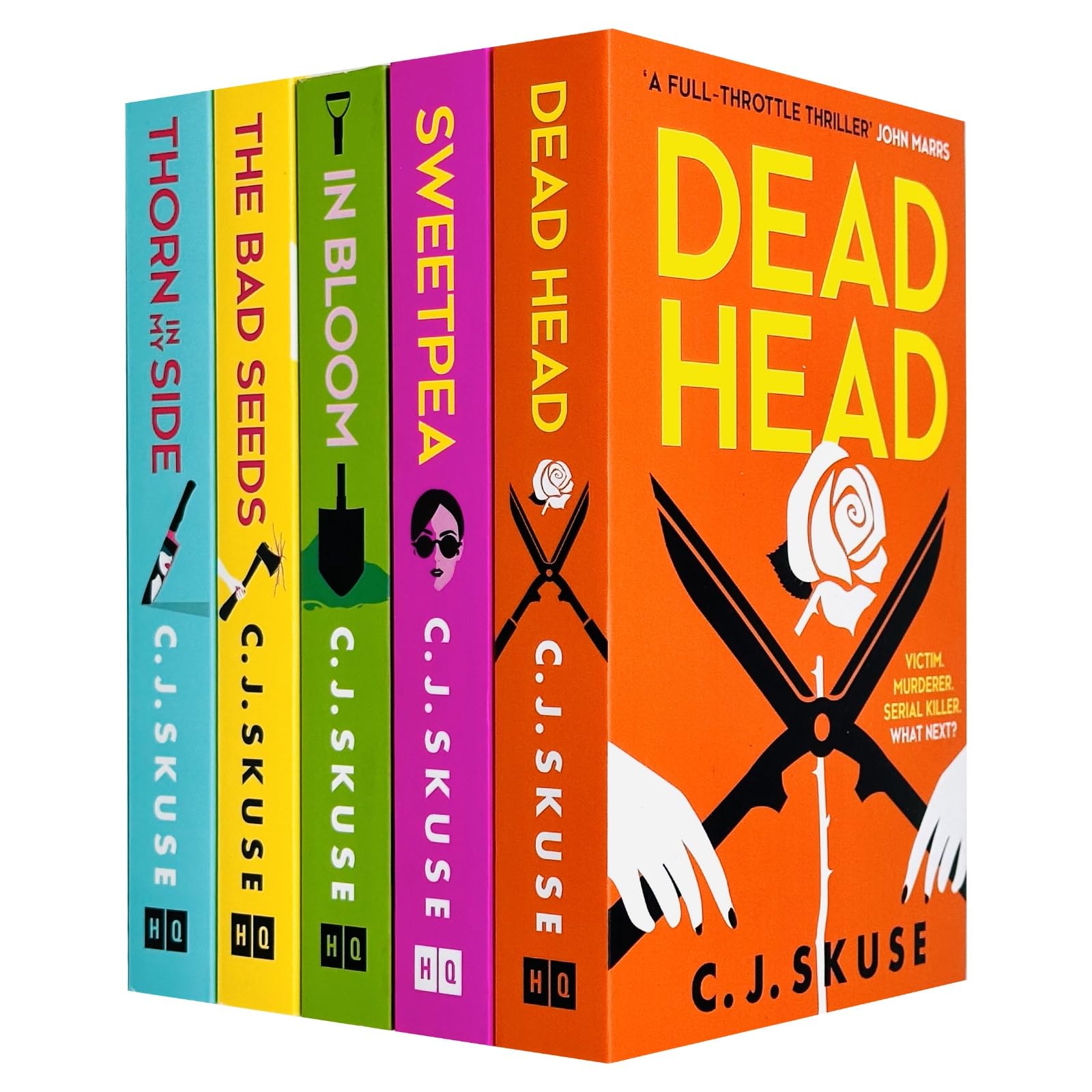 Sweetpea Series 5 Books Collection Set By C. J. Skuse (Sweetpea, In Bloom, Dead Head, Thorn in my Side and The Bad Seeds)