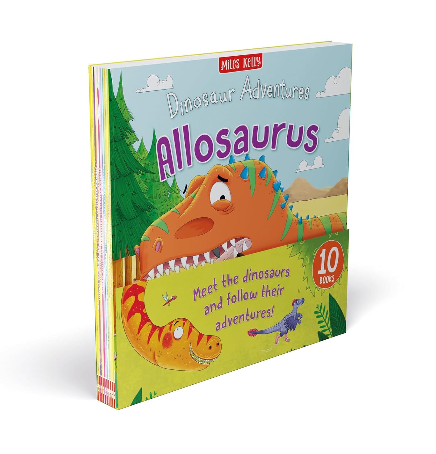 Miles Kelly Dinosaur Adventures 10 Books Collection Set by Catherine Veitch (Paperback)