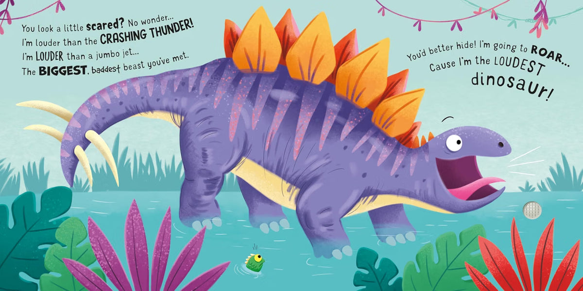 Usborne Who's the Loudest? 3 Books Collection Set by Sam Taplin – Zoo, Dinosaur & Farm | Interactive Animal Sound Board Books