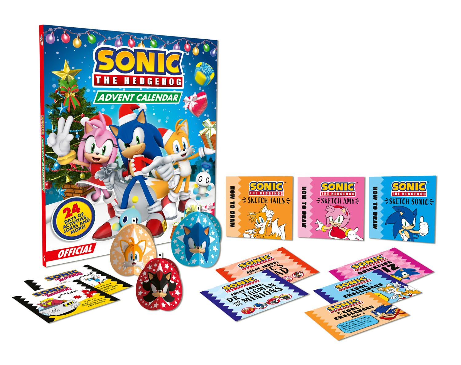 Sonic Advent Calendar 2025- 24-Day Christmas Countdown with Books, Activities & Gifts for Kids